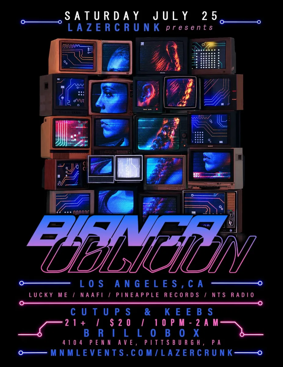 Lazercrunk presents Bianca Oblivion @ Brillobox
