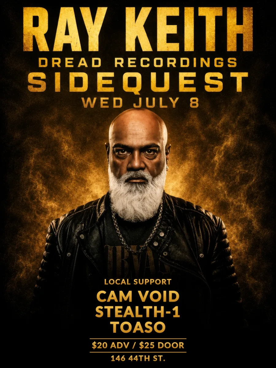 Ray Keith: Dread Recordings @ Side Quest