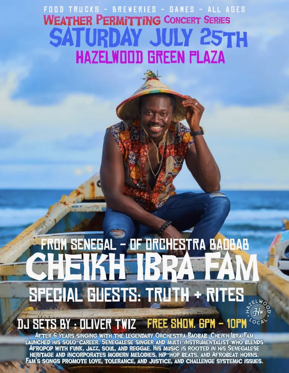 Weather Permitting Concert Series: Cheikh Ibra Fam @ Hazelwood Green