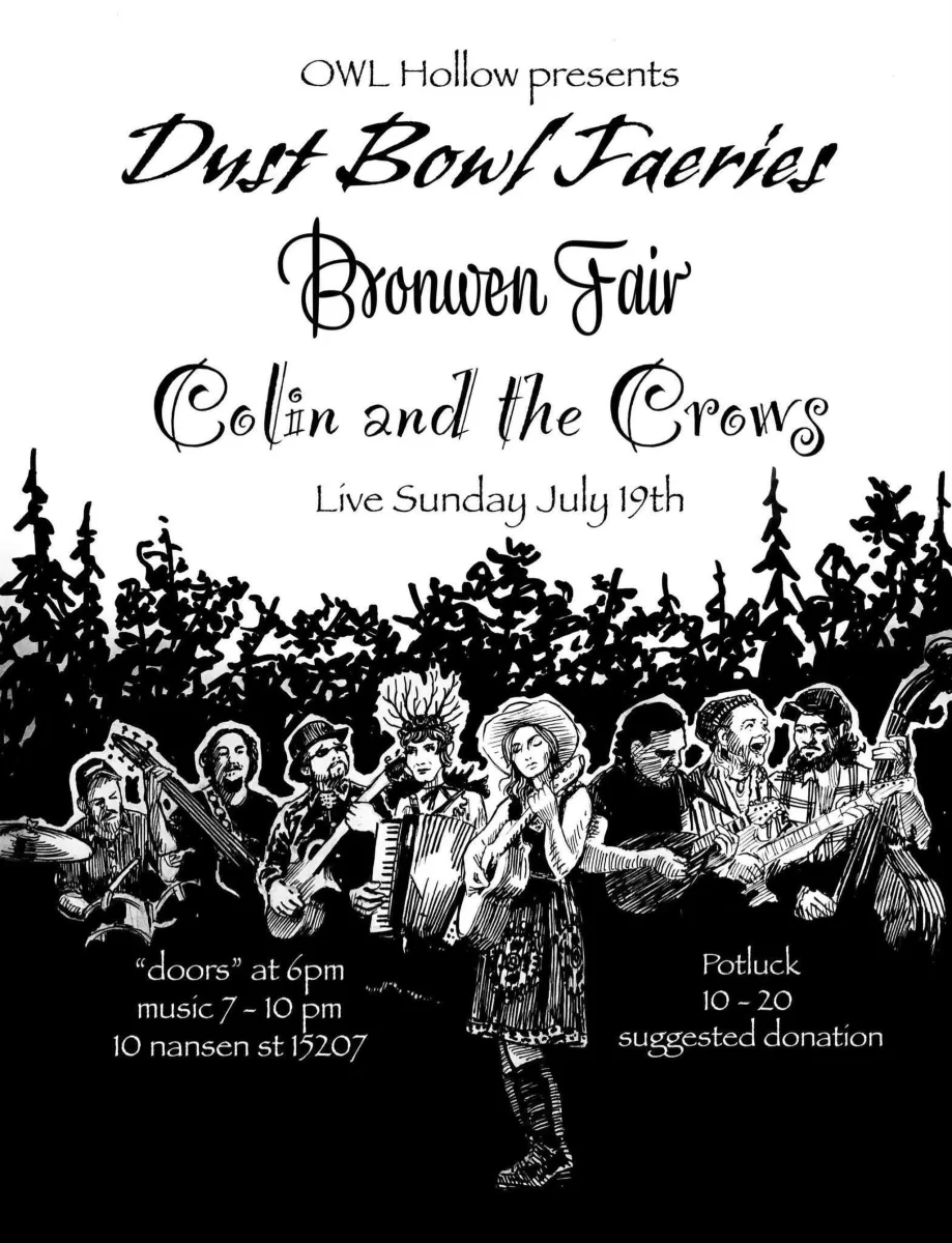 Dust Bowl Faeries, Bronwen Fair, Colin and the Crows @ Owl Hollow