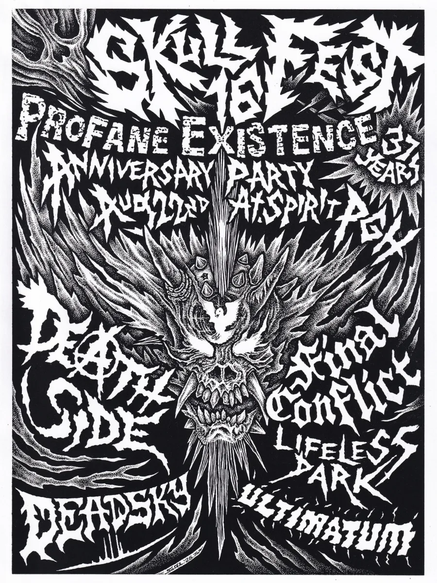 Death Side, Final Conflict, Lifeless Dark, Deadsky, Ultimatum @ Spirit