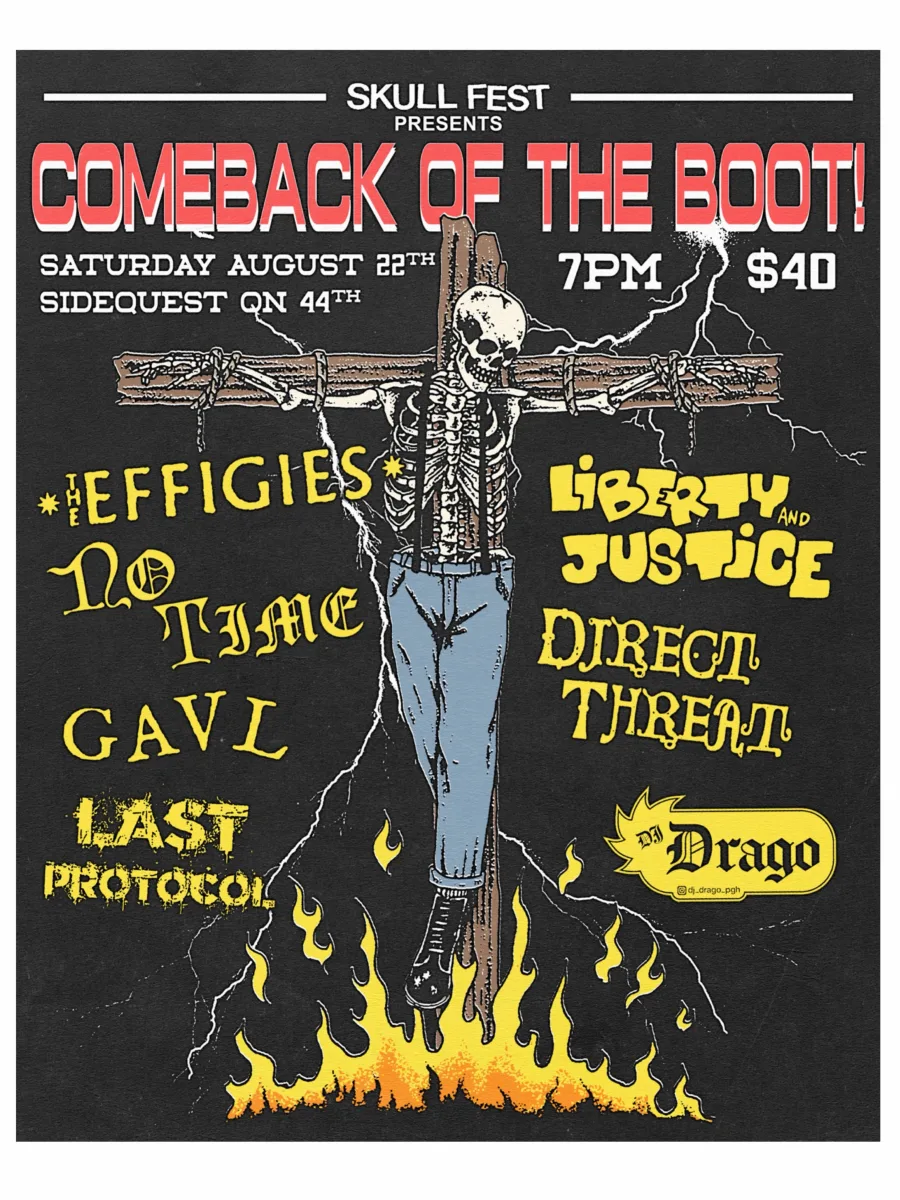 Effigies, No Time, Liberty & Justice, Direct Thread, Gavl, Last Protocol, DJ Drago @ Side Quest