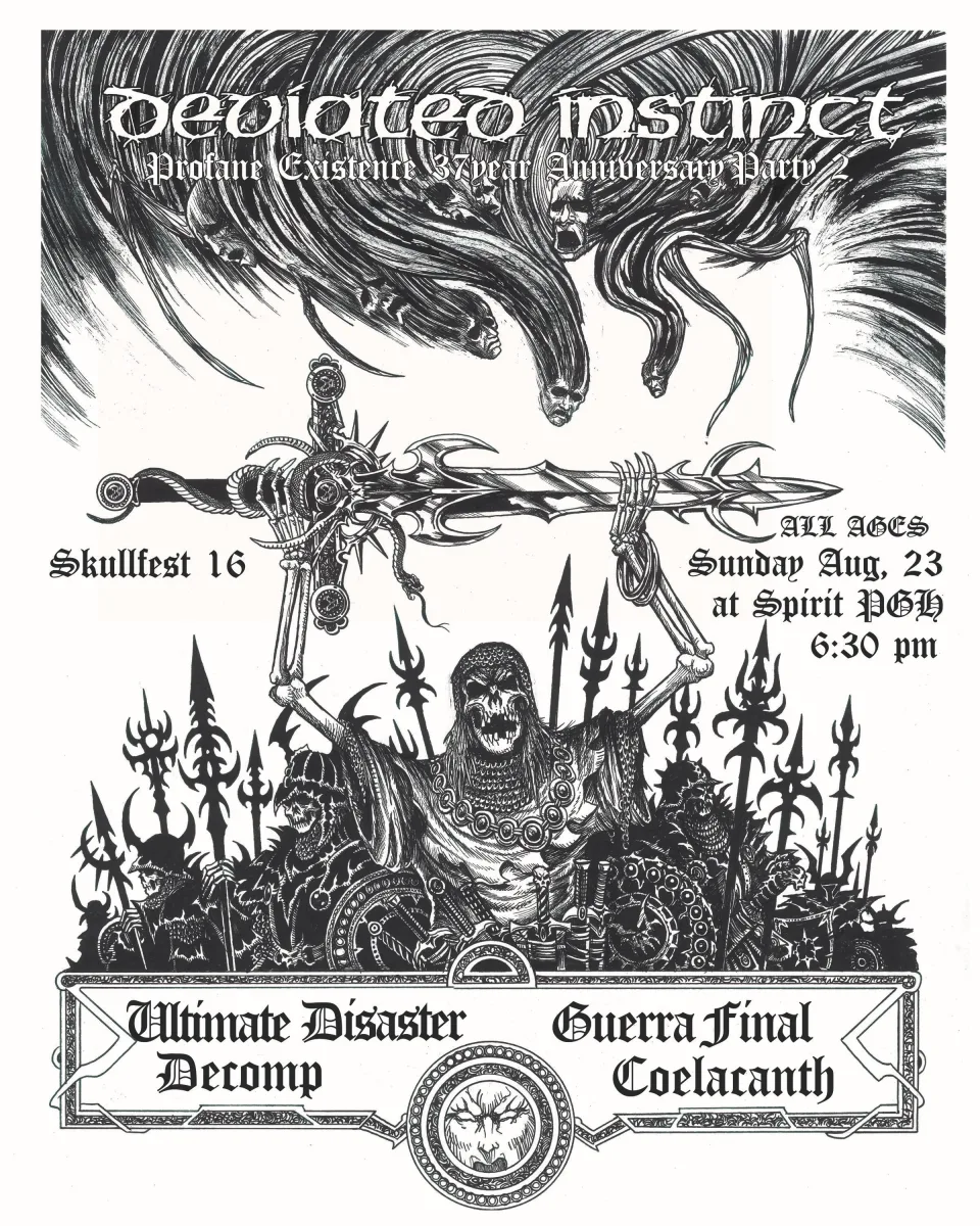 Skullfest 16: Deviated Instinct / Profane Existence 37 Year Anniversary Party 2 @ Spirit