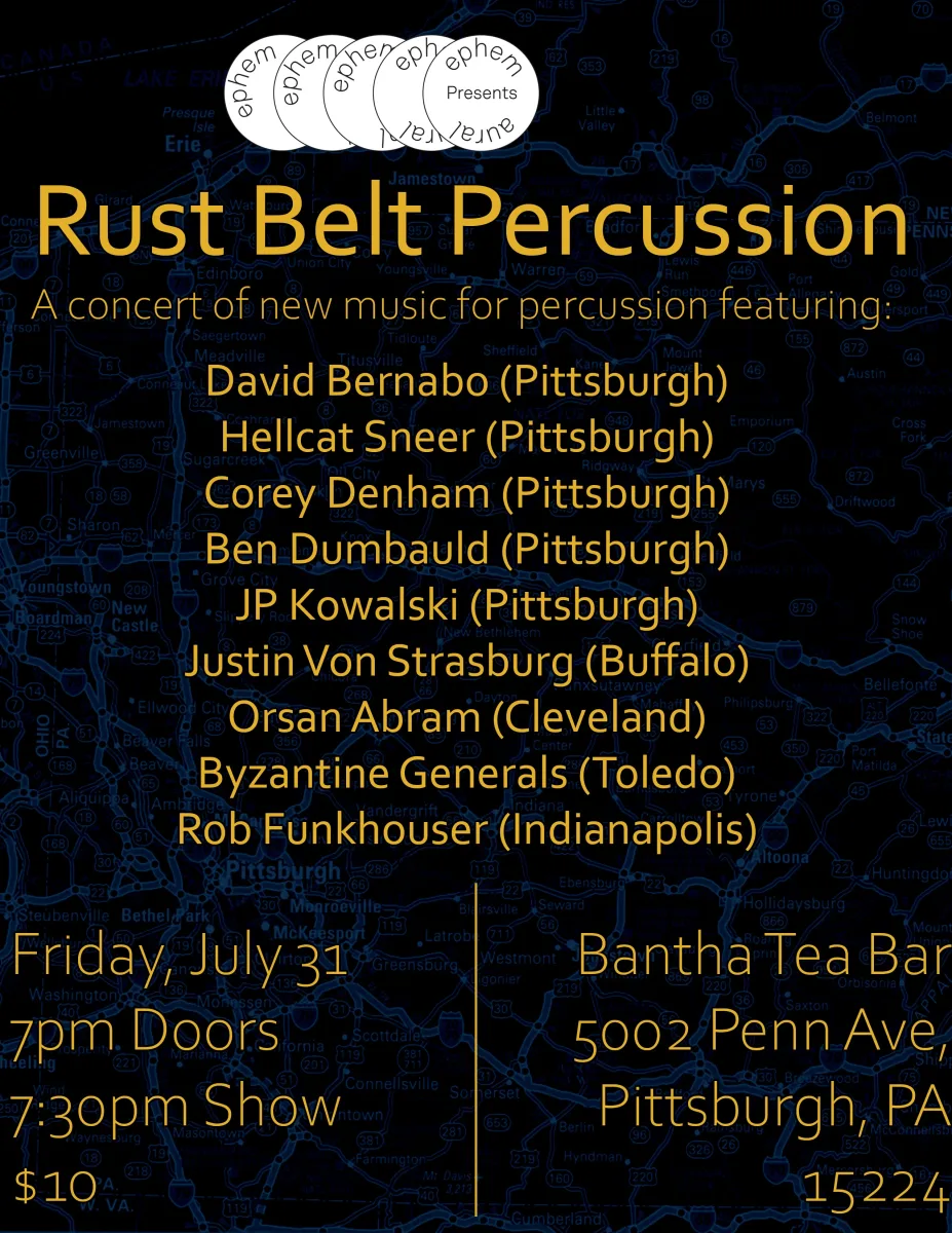Rust Belt Percussion @ Bantha Tea Bar