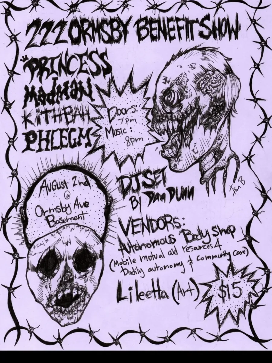 222 Ormsby Benefit Show @ Ormsby Cafe