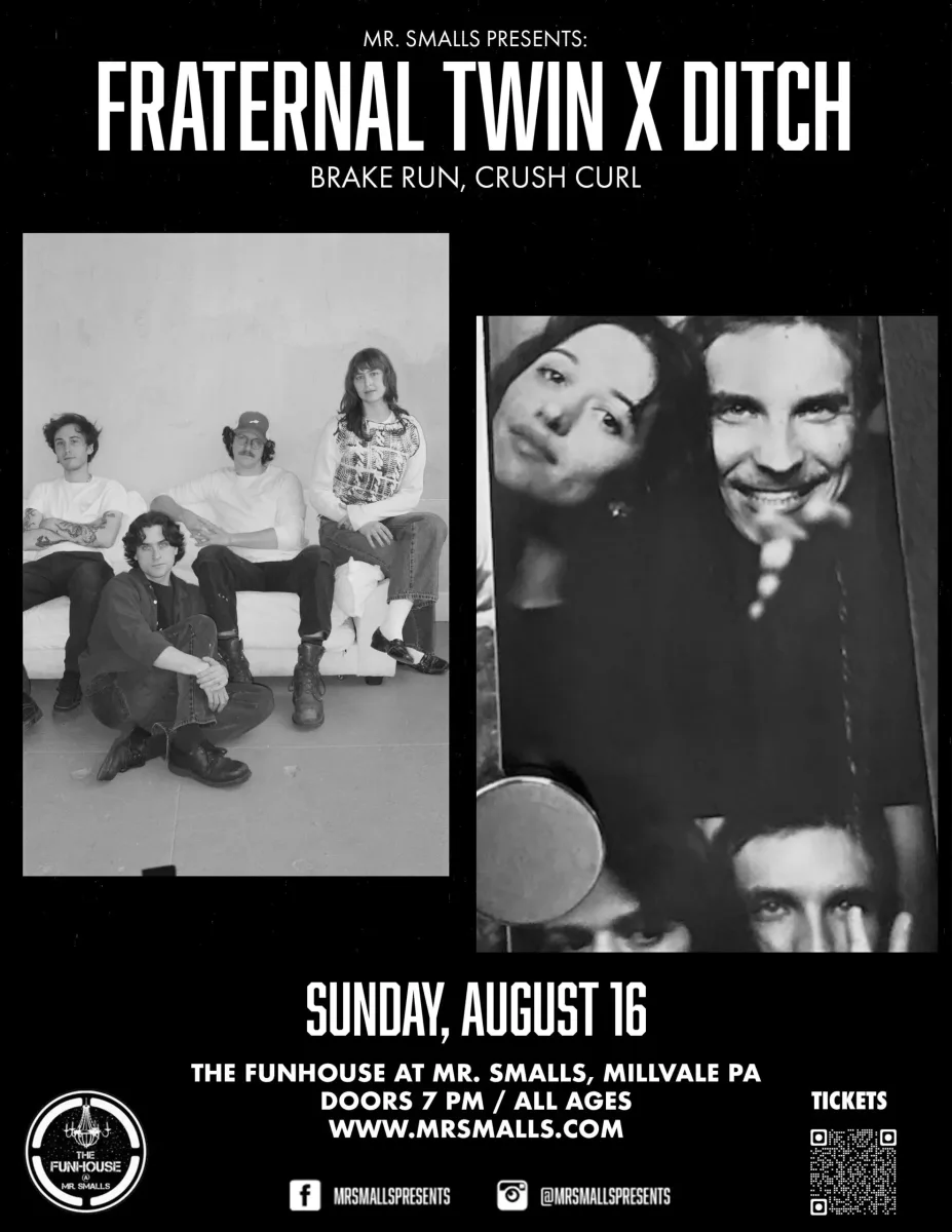 Fraternal Twin x ditch / Brake Run / Crush Curl @ The Funhouse at Mr. Smalls