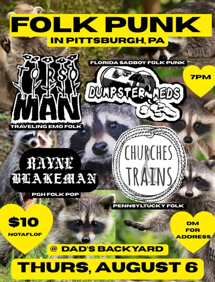 Torso Man / Dumpster Meds / Rayne Blakeman / Churches & Trains @ Ask a punk