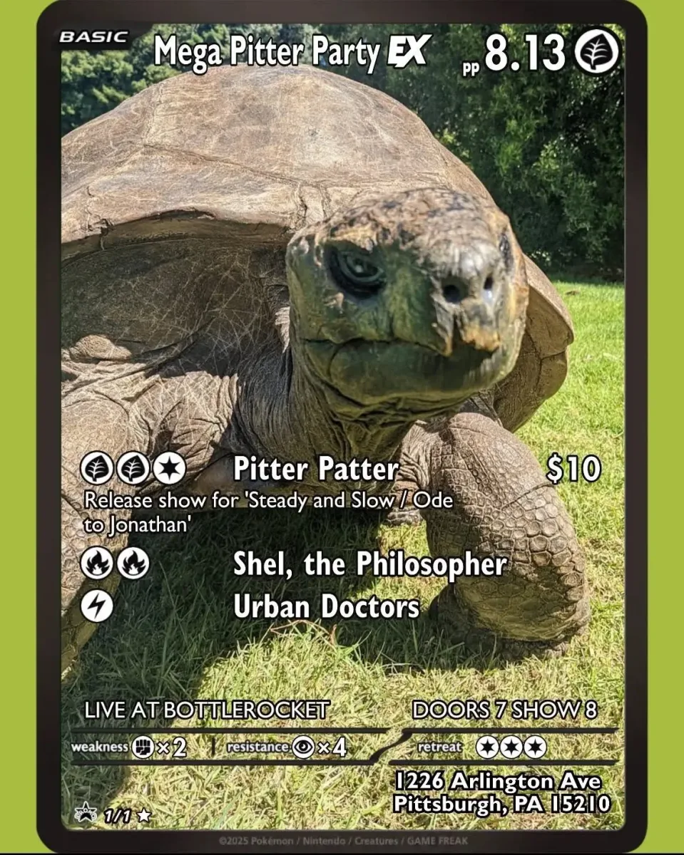 Pitter Patter 'Steady and Slow / Ode to Jonathan' Release Show @ Bottlerocket Social Hall