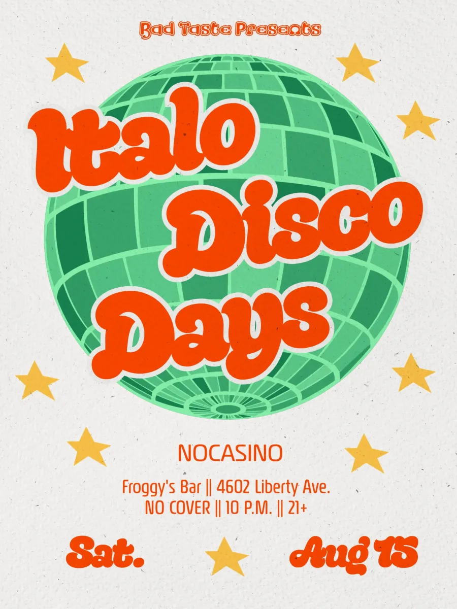 Italo Disco Days @ Froggys Bar