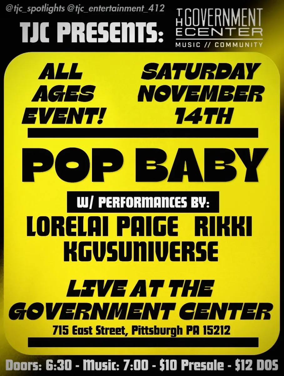 POP BABY / Lorelai Paige / Rikki / Kgvsuniverse @ The Government Center