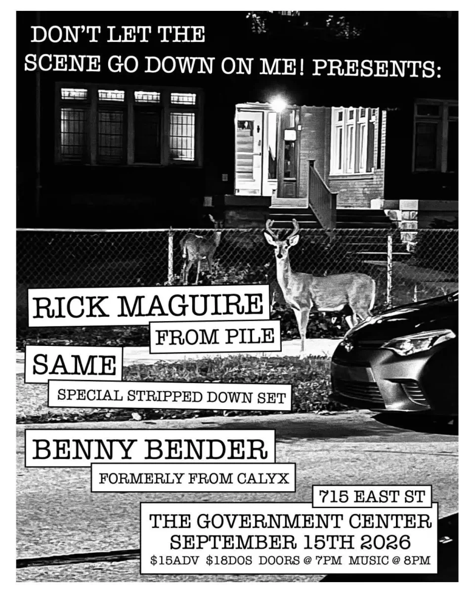 Rick Maguire from Pile w/ Same + Benny Bender @ The Government Center