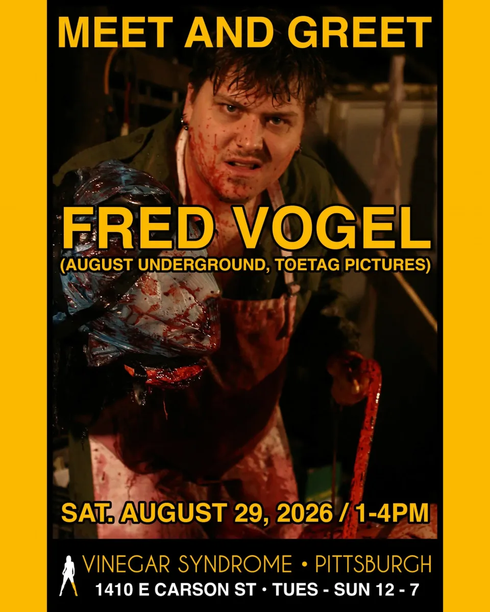 Meet and Greet with Fred Vogel @ Vinegar Syndrome Pittsburgh
