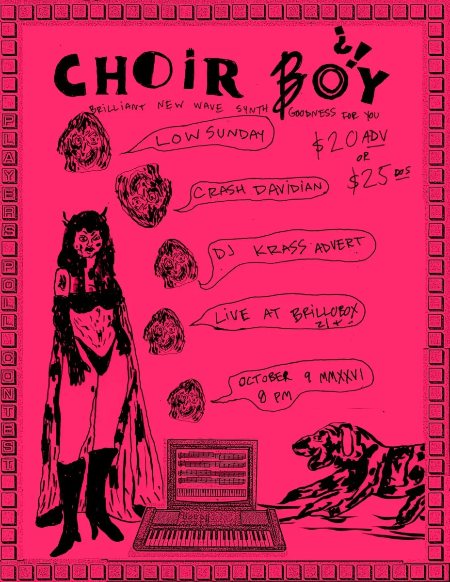 Choir Boy w/ Low Sunday, Crash Davidian @ Brillobox