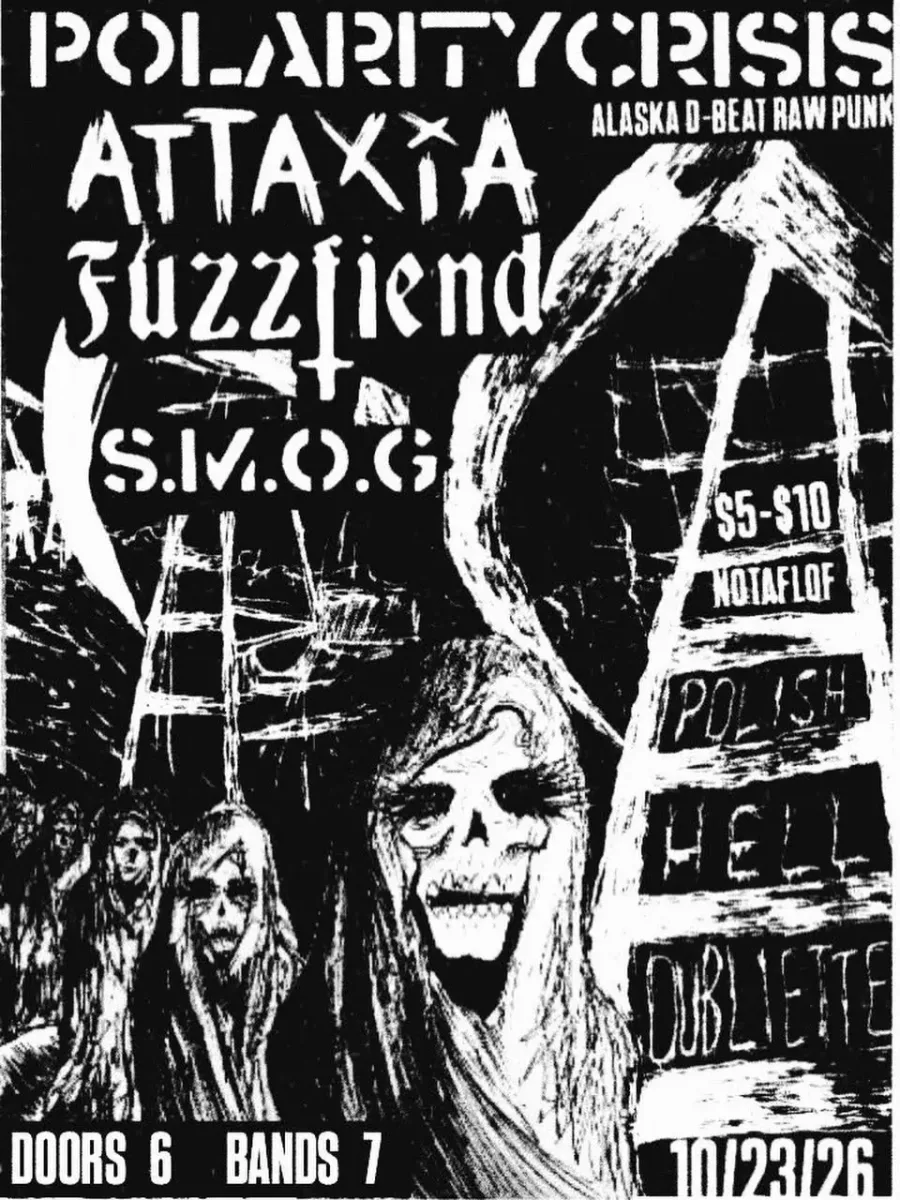 Polarity Crisis, Attaxia, Fuzzfiend & S.M.O.G. @ Polish Hell Oubliette