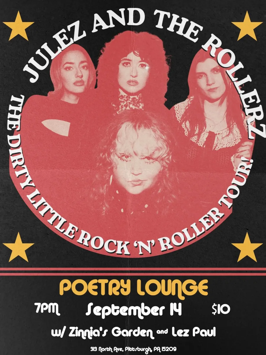 Julez & The Rollerz / Lez Paul / Zinnia's Garden @ Poetry Lounge