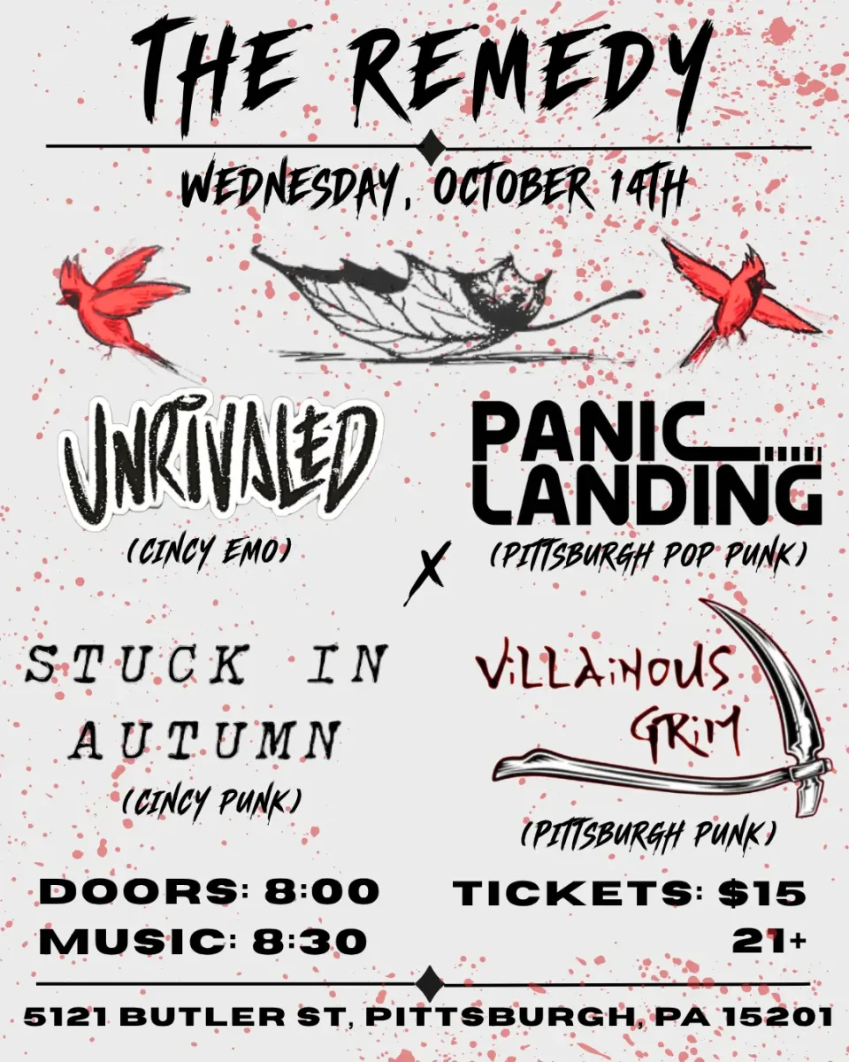 Unrivaled, Panic Landing, Stuck in Autumn & Villainous Grim at Remedy @ Remedy
