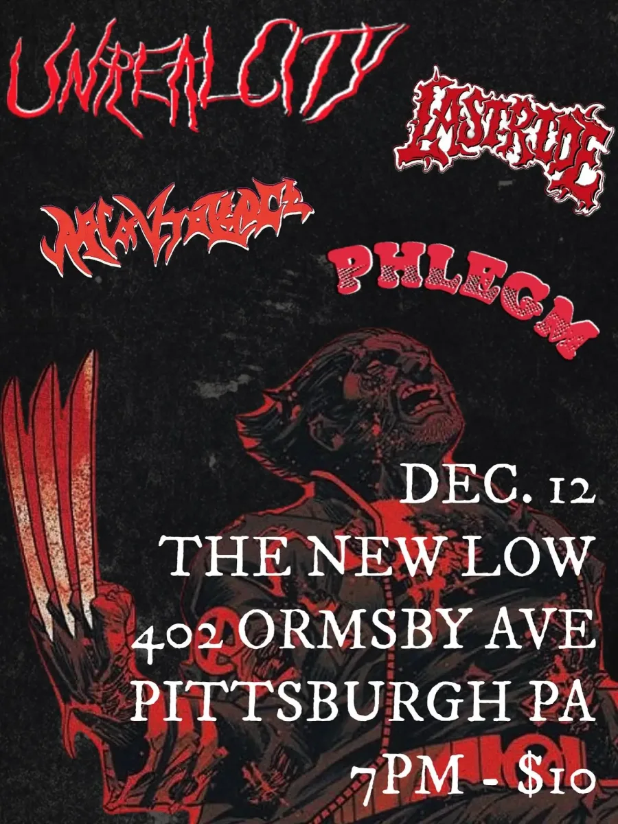 Unreal City, Last Ride, Axe Castor, Phlegm at The New Low @ The New Low