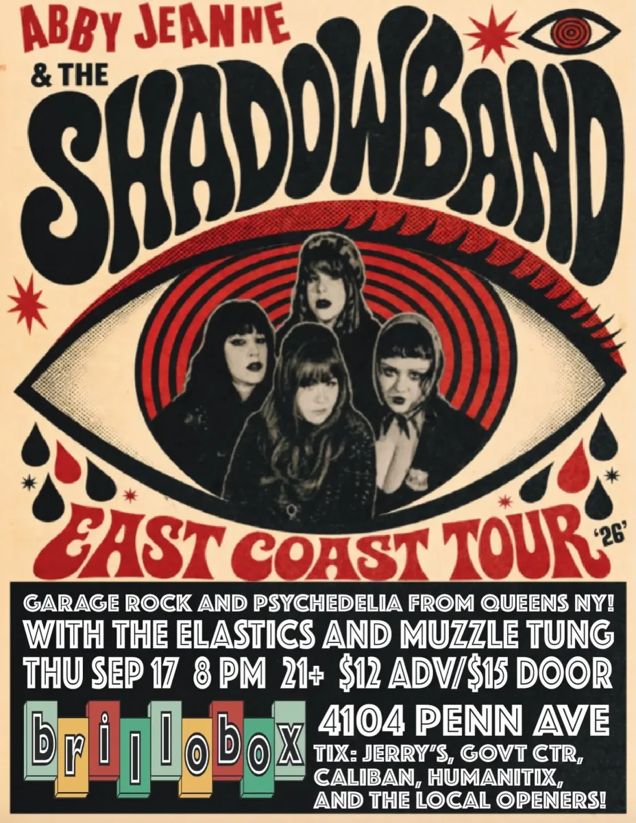 Abby Jeanne & The Shadowband: East Coast Tour @ Brillobox