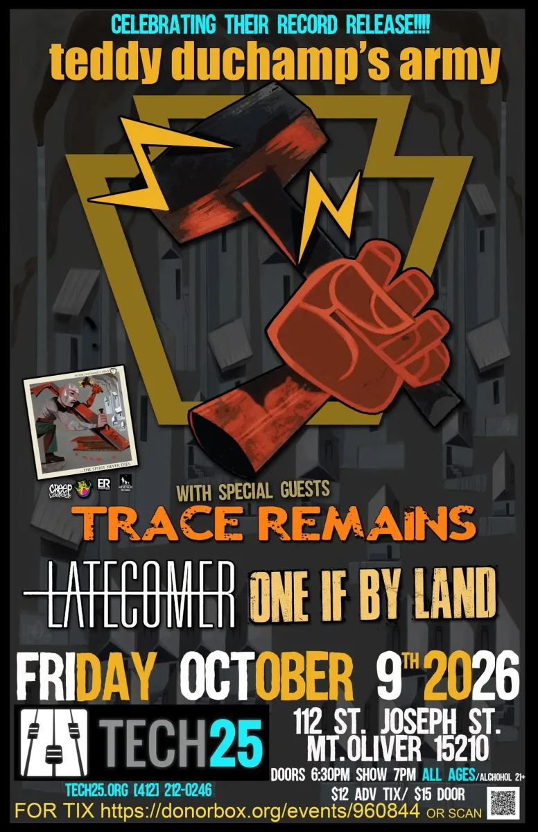 Teddy Duchamp's Army Record Release Show @ Tech 25