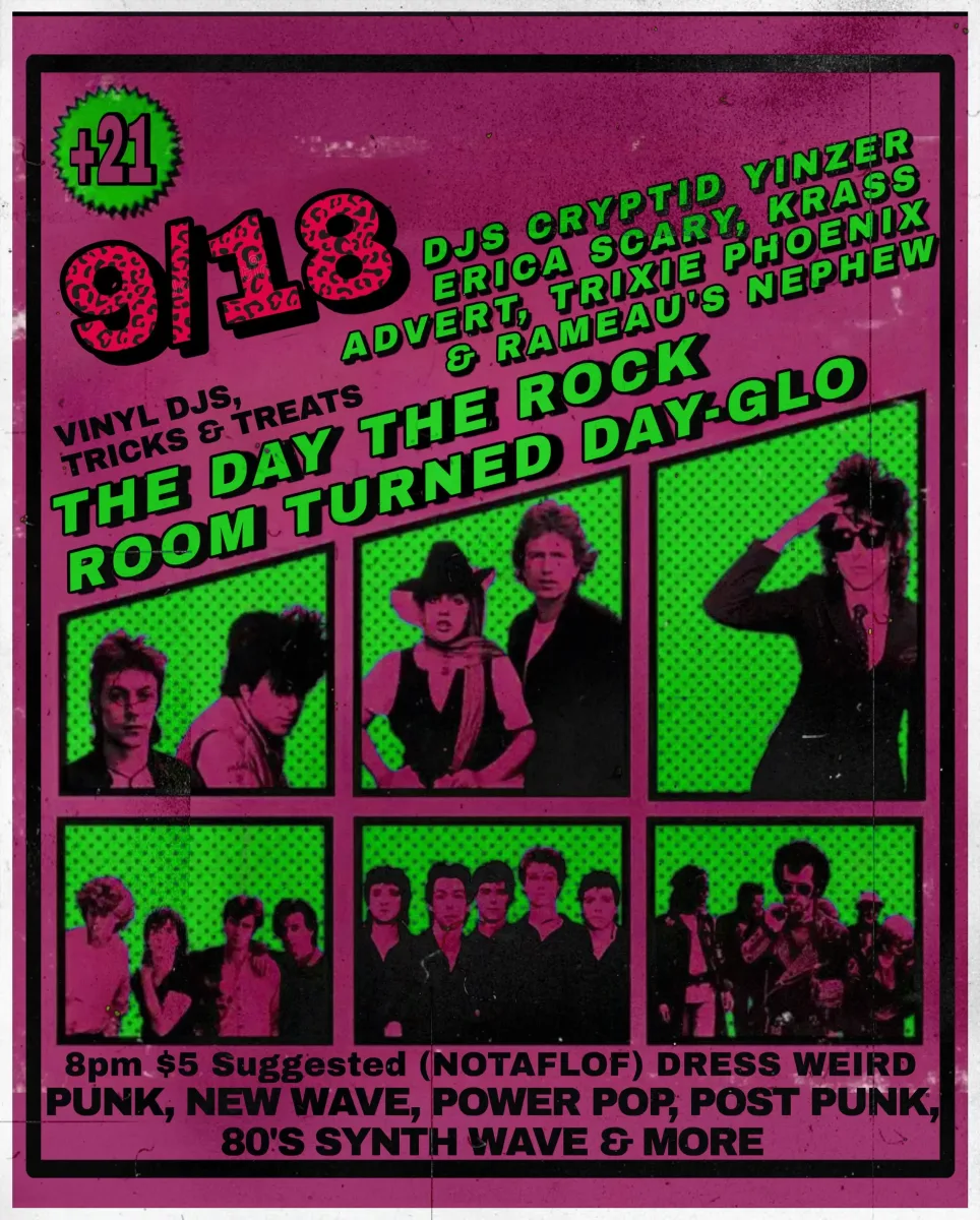 The Day the Rock Room Turned Day-Glo [Oct 2026] @ 