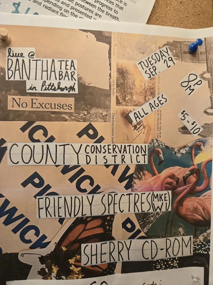 County Conservation District, Friendly Spectres, Sherry CD-Rom @ Bantha Tea Bar