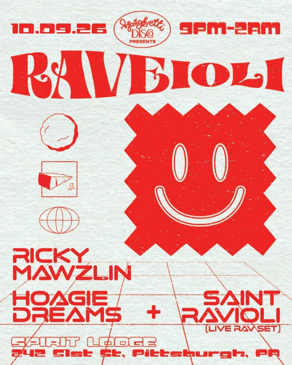 Raveioli w/ Ricky Mawzlin, Hoagie Dreams, Saint Ravioli @ Spirit