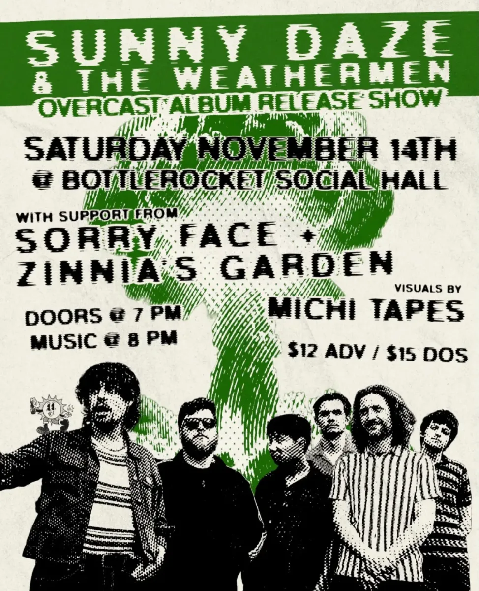 Sunny Daze & The Weathermen: Overcast Album Release Show @ Bottlerocket Social Hall