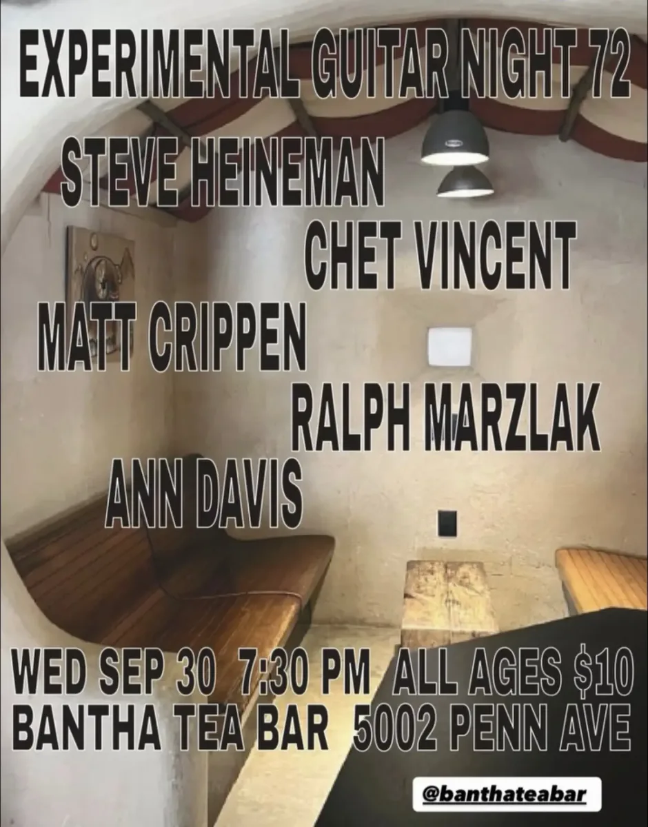Experimental Guitar Night 72 @ Bantha Tea Bar