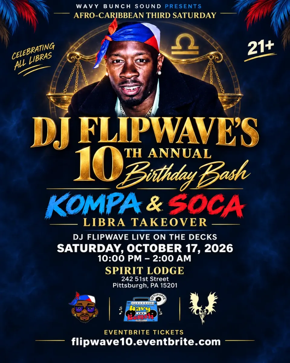 Afro-Caribbean Third Saturdays: DJ Flipwave’s 10th Annual Birthday Bash @ Spirit