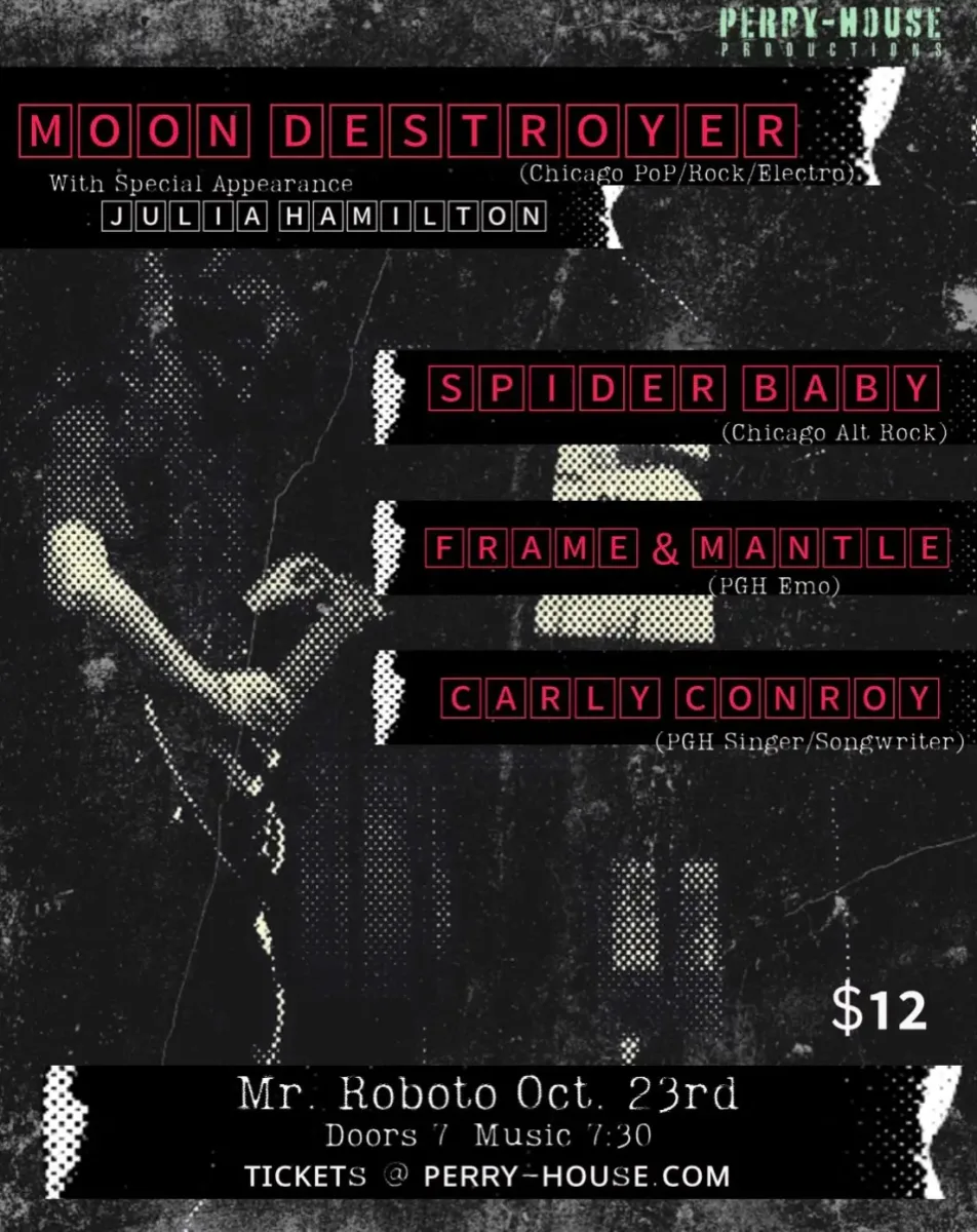 Moon Destroyer / Julia Hamilton / Spider Baby / Frame & Mantle / Carly Conroy @ Roboto Project