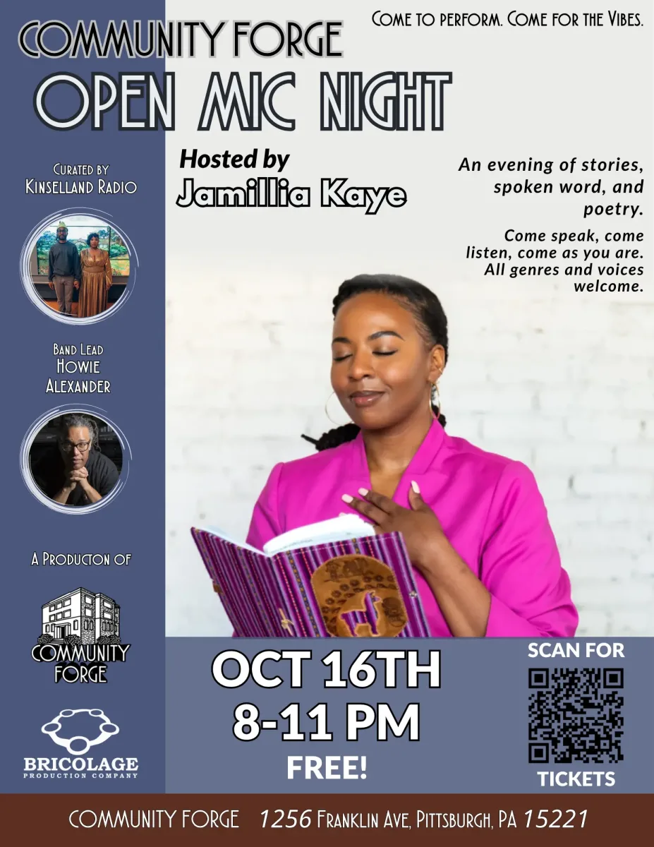 Community Forge Open Mic Night feat. Jamillia Kaye @ Community Forge