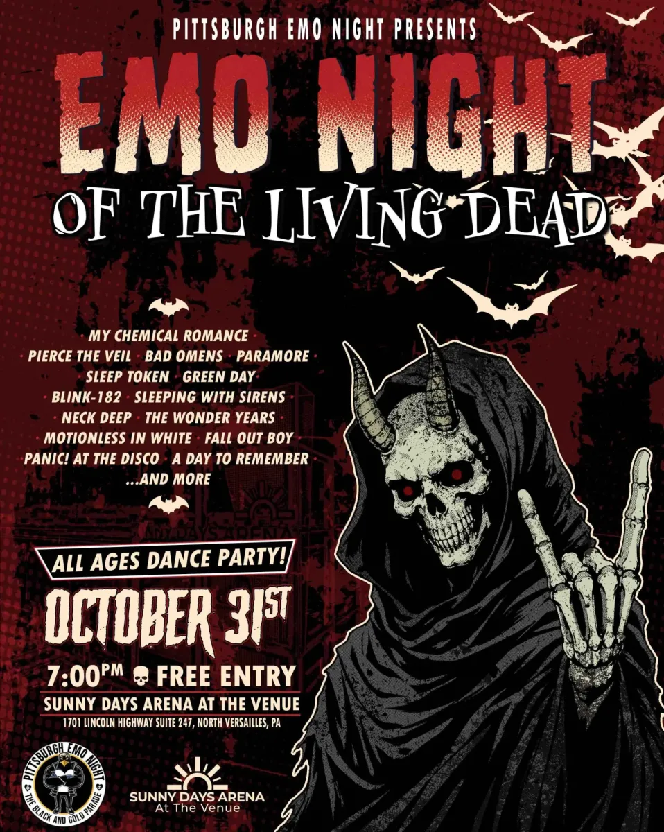 Pittsburgh Emo Night of the Living Dead: Free Halloween Party @ Pellman Electric Attic Stage at Sunny Days Arena