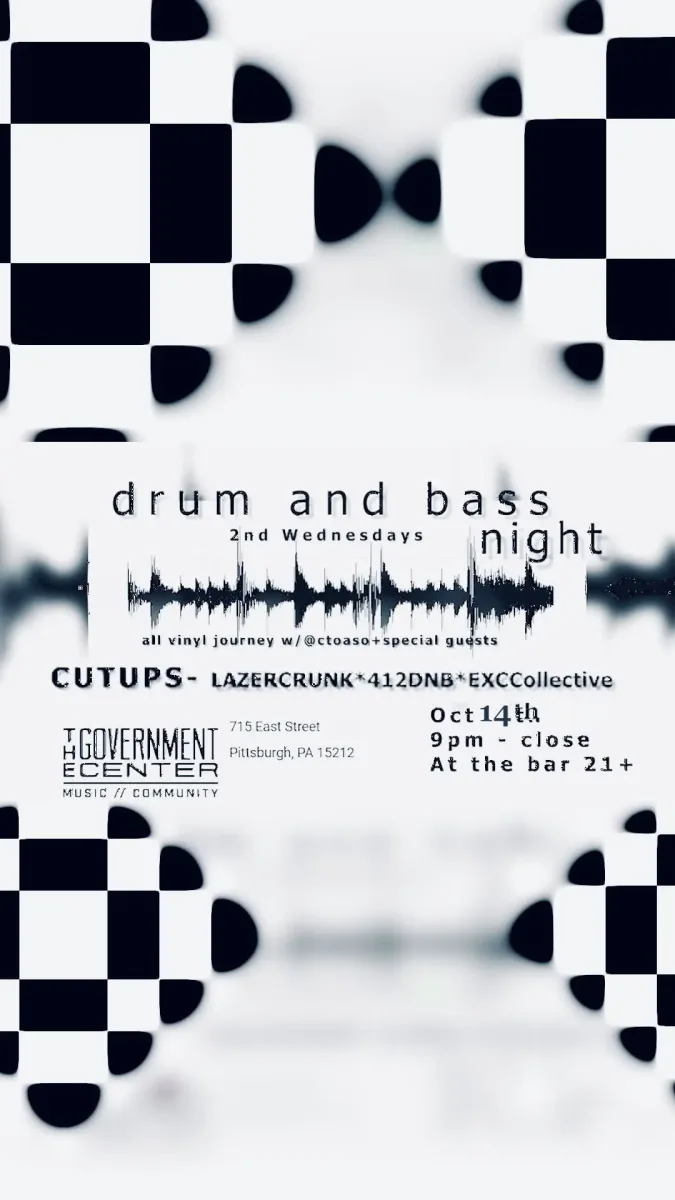Drum and Bass Night w/ Cutups @ The Government Center