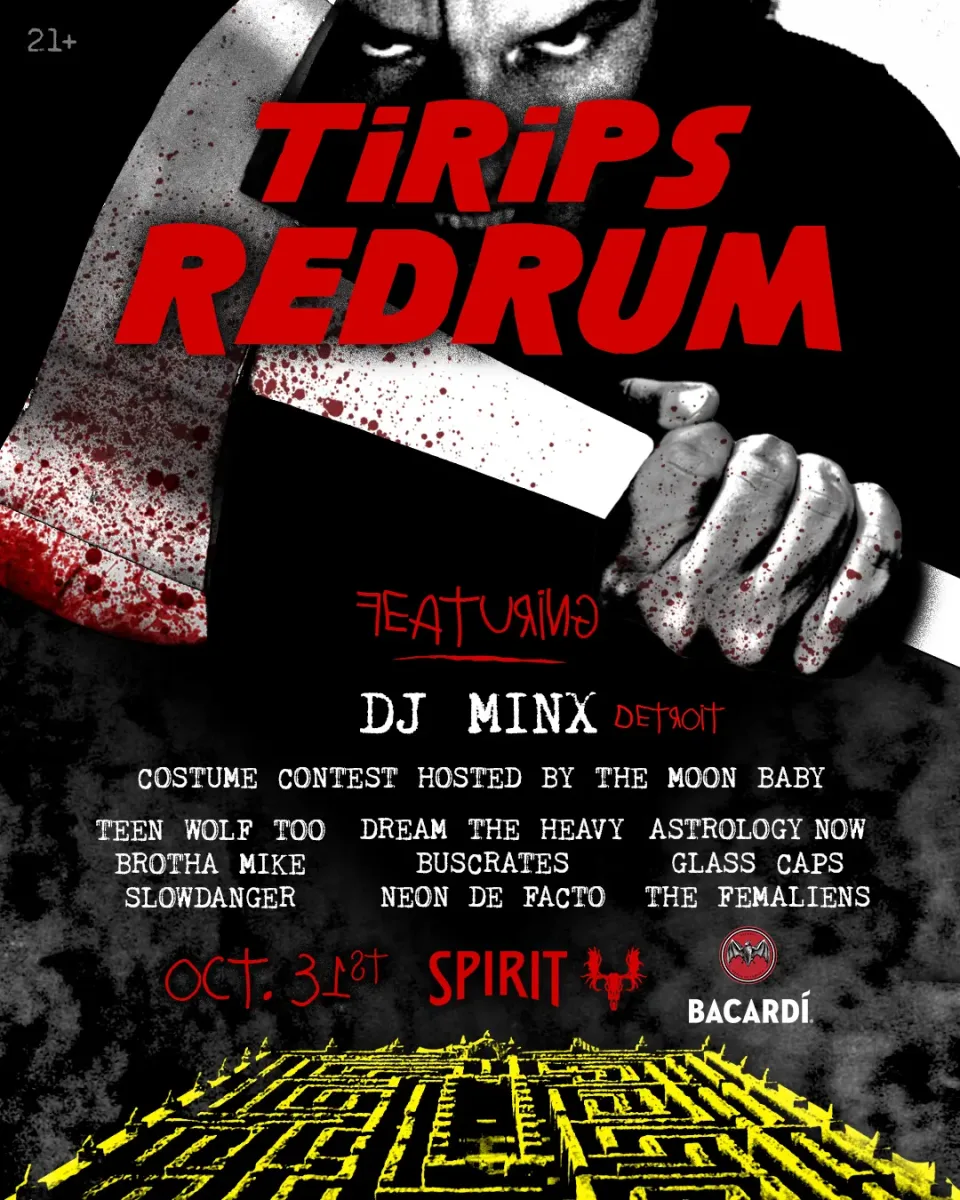 TIRIPS REDRUM: Spirit's 11th Annual Halloween Party & Costume Contest @ Spirit