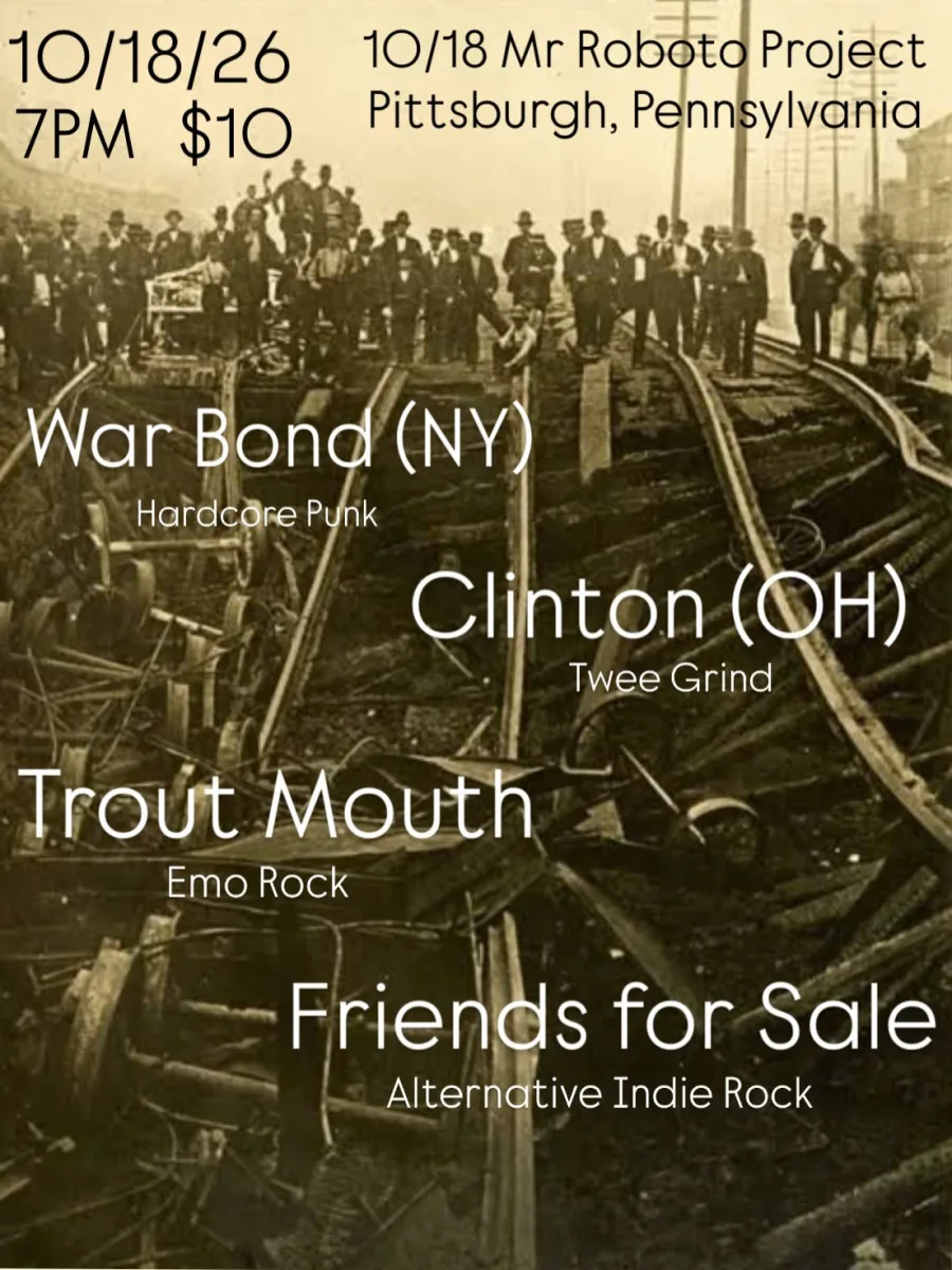 Clinton / Horsesitter / Fishgills / War Bond @ Roboto Project