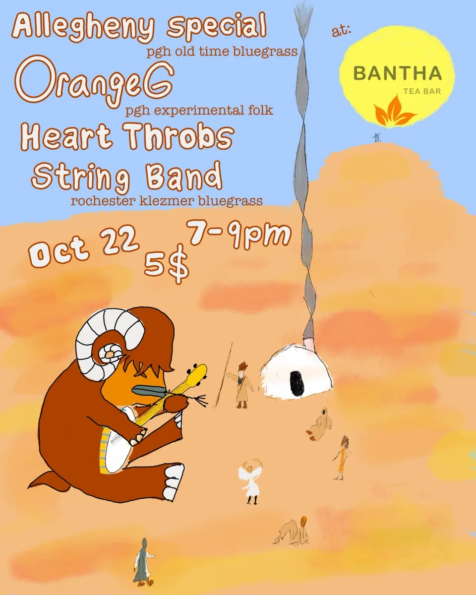 Allegheny Special, OrangeG & Heart Throbs String Band @ Bantha Tea Bar