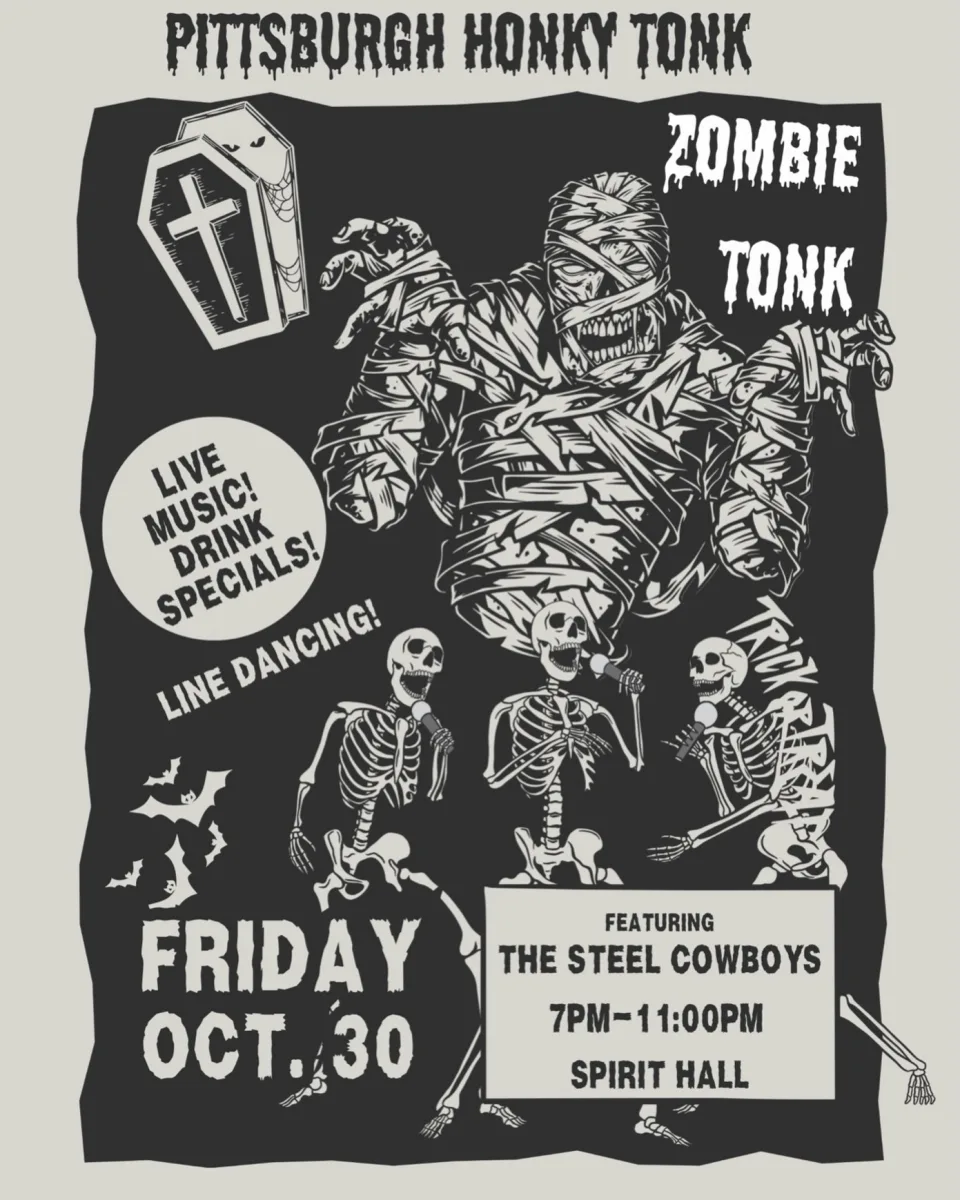 Zombie Tonk - Pittsburgh Honky Tonk Halloween @ Spirit