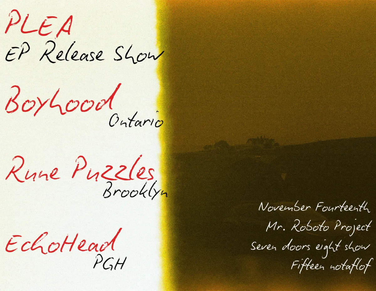 PLEA EP Release Show @ Roboto Project