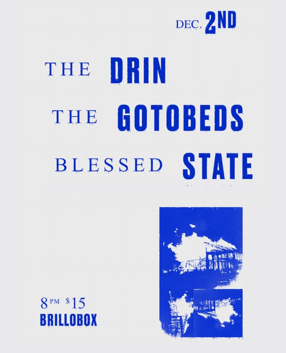 The Drin / The Gotobeds / Blessed State @ Brillobox
