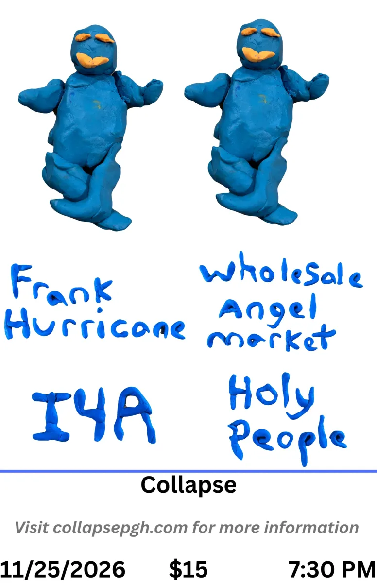 Frank Hurricane, Wholesale Angel Market, I4A, Holy People @ Collapse