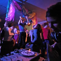 RAINBOW IN THE DARK dance party