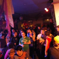 RAINBOW IN THE DARK dance party