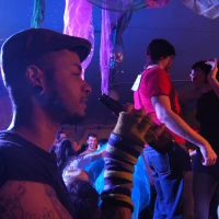 RAINBOW IN THE DARK dance party