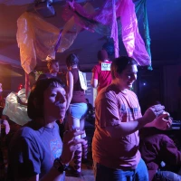 RAINBOW IN THE DARK dance party