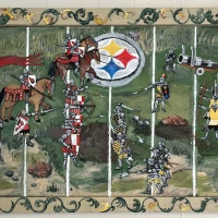 "Medieval Pittsburgh" by Nathan Van Patter Art Show Opening