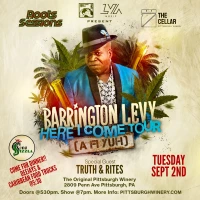 Roots Sessions and The Pittsburgh Winery present Barrington Levy!