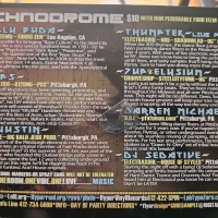 TECHNODROME w/ Deadly Buda, Cutups, 7Up, Darren Michaels, Eric Justin, Thumptek