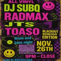 Drum and Bass Night: Blackout Wednesday Edition