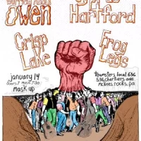 EVERYBODY'S WORRIED ABOUT OWEN (portland), and CYPRUS HARTFORD (providence), CRISP LAKE, FROG LEGS.