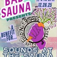 Sounds at the Sauna: Benefit for Steel City Food Not Bombs